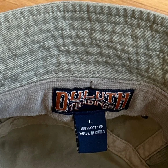 Duluth Trading Co Bucket Hat Cotton Khaki Size Large - Picture 9 of 13